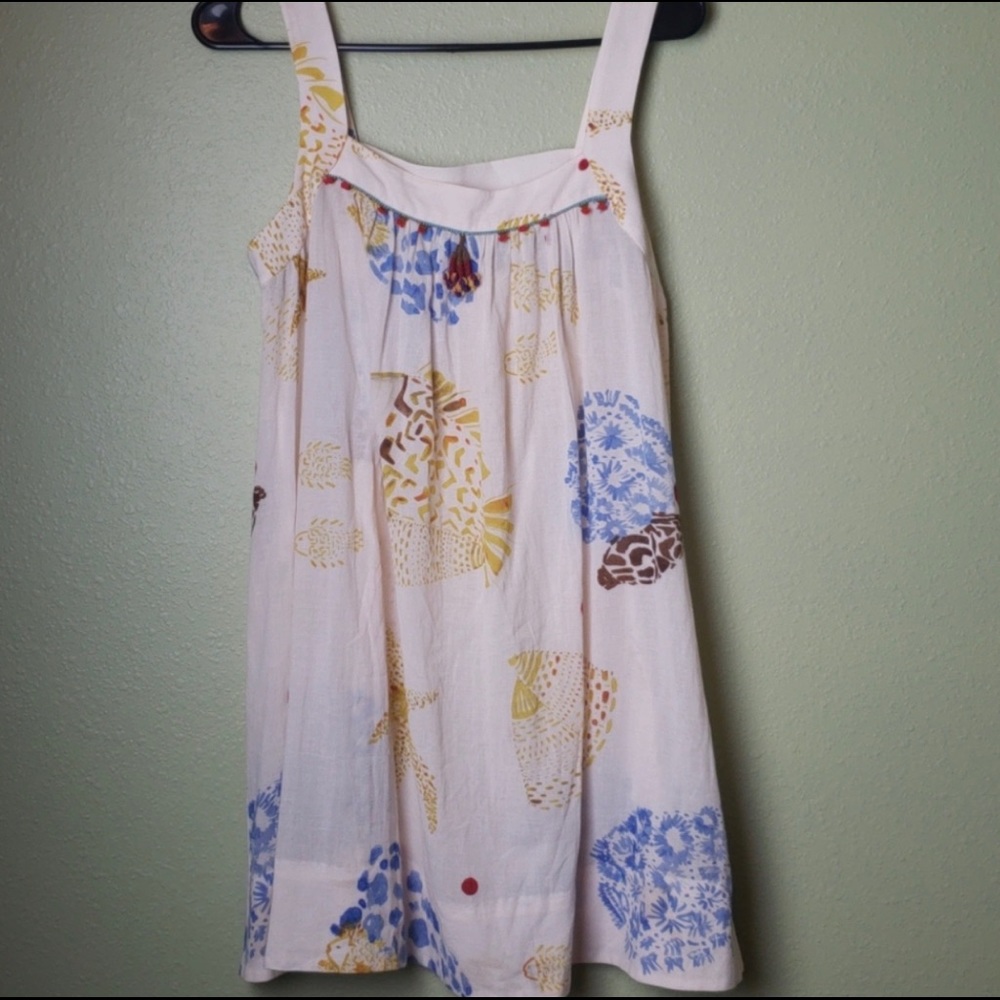 Anthropologie Vanessa Virginia Sealife Tunic